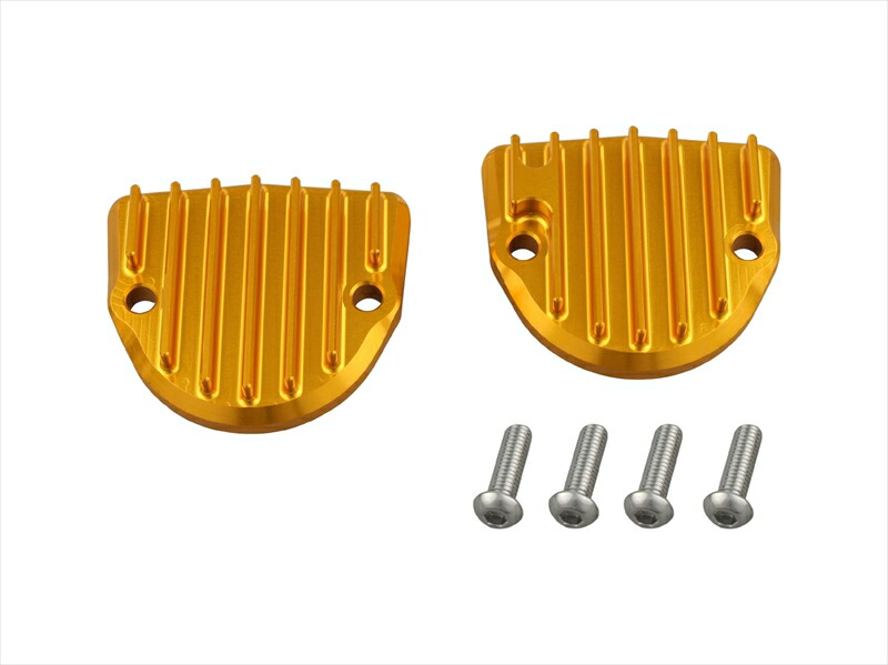 バイクパーツ SHIFT UP(シフトアップ) ビレットフィンタペットキャップセット ゴールド 290114-04 4580425073729
