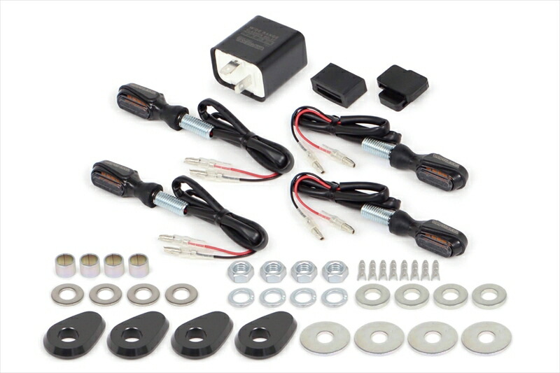 バイクパーツ SP TAKEGAWA(SP武川) ストリームラインミニLEDウインカー スモーク 05-08-0719 4514162849989