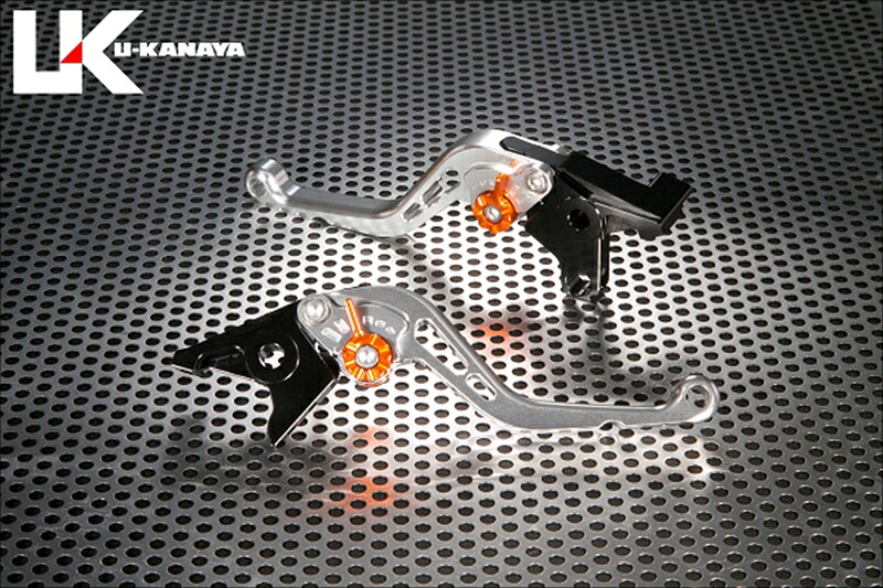 バイクパーツ ハンドル U-KANAYA(ユーカナヤ) レバーセット STD/ショート SV/BL KA079-136-0203 4550646314116