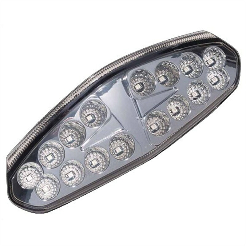 バイクパーツ 電装系 Valenti Moto(ヴァレンティモト) ジュエルLEDテールランプ クリア MTK-0965R-CC 4580277393891