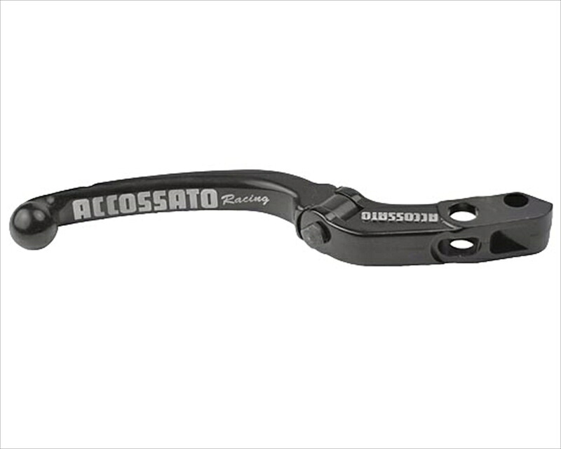 バイクパーツ ACCOSSATO(アコサット) ラジアルレバー 可倒式LV005-19.S.B4580365613221｜バイク・バイク用品はとやグループ