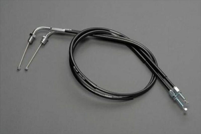 バイクパーツ MRS(エムアールエス) スロットルケーブル 2本 BLK STD FGL-H7502A00B 4548916006243