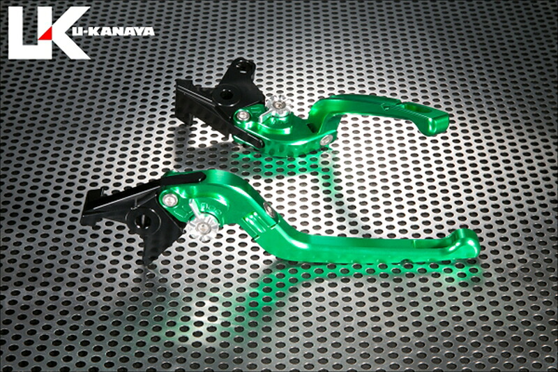 バイクパーツ U-KANAYA(ユーカナヤ) レバーセット Rタイプ GN/GN TR024-153-0707 4550646328397