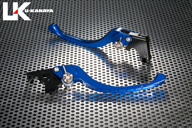 バイクパーツ U-KANAYA(ユーカナヤ) レバーセット ツーリング BL/RD TR024-153-0804 4550646329097