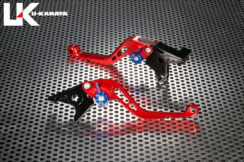 バイクパーツ ハンドル U-KANAYA(ユーカナヤ) レバーセット STD/ショート RD/SV TR004-097-0205 4550646336729
