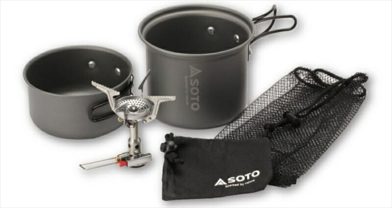 バイクパーツ キャンプ用品 SOTO(ソト) アミカス クッカーコンポ SOD-320CC 4953571593203