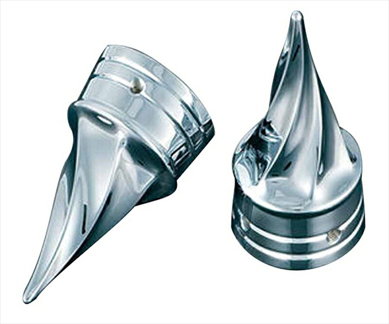 バイクパーツ ステップ KURYAKYN(クリアキン) TWISTEDアクスルキャップ T14-KUR1217 4548916269082