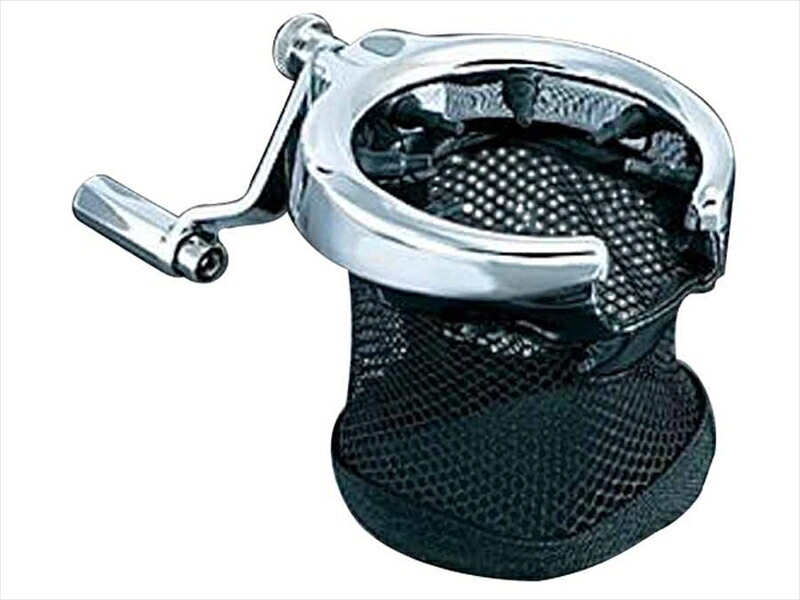 バイクパーツ 電子機器類 KURYAKYN(クリアキン) パッセンジャー用 メッシュバスケット T14-KUR1481 4548916262489