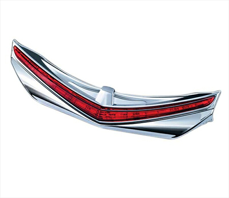 バイクパーツ 外装KURYAKYN(クリアキン) LEDリアフェンダーティップ CHR/REDT14-KUR32364548916274451｜バイク・バイク用品はとやグループ
