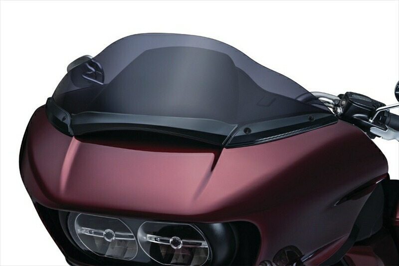 バイクパーツ 外装 KURYAKYN(クリアキン) ウィンド シールド サイドトリム ブラック T14-KUR2633 4548916460496