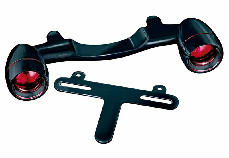 バイクパーツ 電装系 KURYAKYN(クリアキン) バレットライトリアウィンカーバー ブラック T14-KUR5405 4548916238941