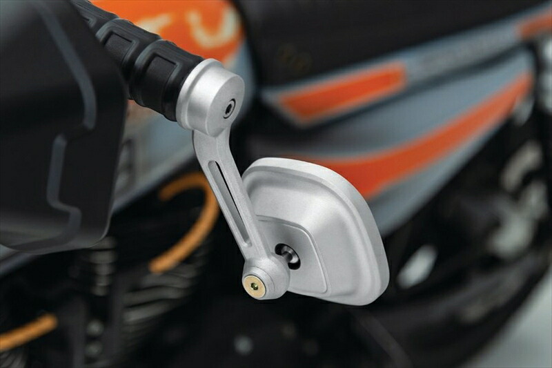 バイクパーツ ハンドルKURYAKYN(クリアキン) デリンジャーバーエンドミラー SLVT14-KUR66564550255327736｜バイク・バイク用品はとやグループ
