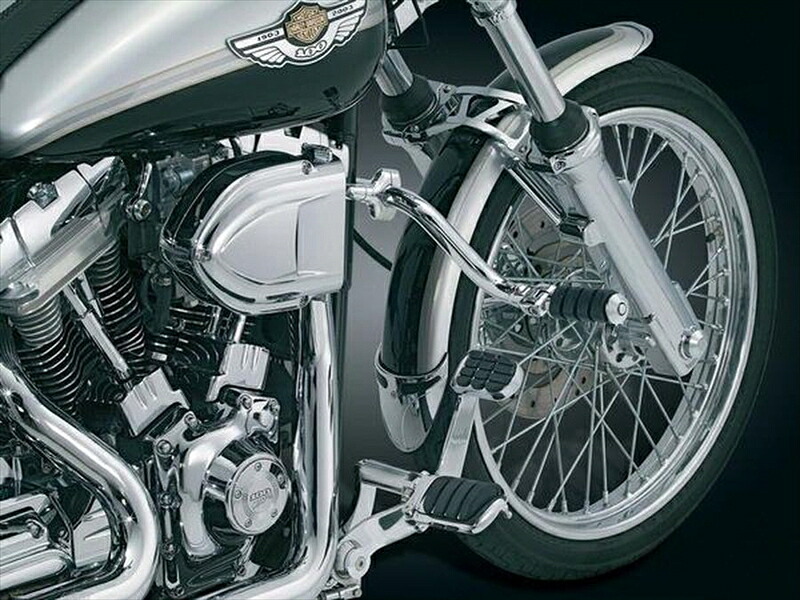 バイクパーツ 外装 KURYAKYN(クリアキン) アジャスタブル マスタッシュバー T14-KUR7503 4548916265596