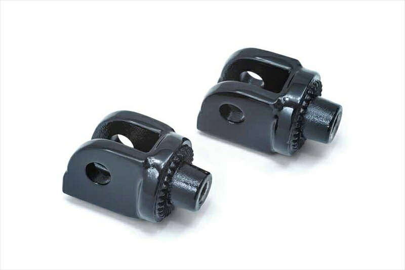 バイクパーツ ステップ KURYAKYN(クリアキン) テーパーペグ アダプター BLK T14-KUR8889 4549950296300