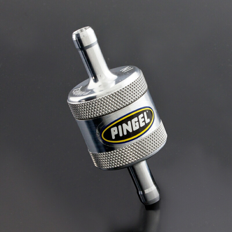 バイクパーツ 外装 PINGEL(ピンゲル) インラインフィルター 1IN-1OUTポリッシュ 39-SS1 4589641254615