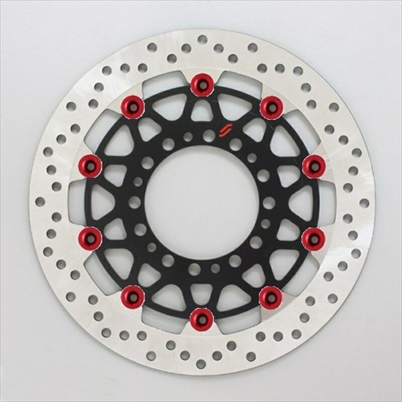 バイクパーツ SUNSTAR BRAKE(サンスター ブレーキ) プレミアムR φ310 5.0mm GSF1200/S ピン：レッド LM203W-RD 4589719010921