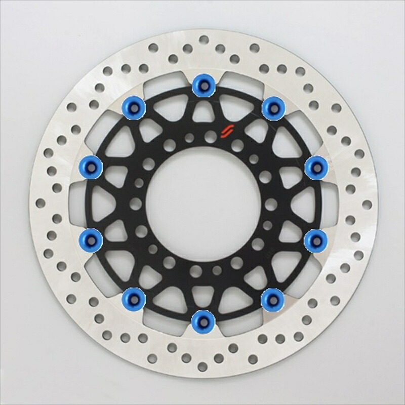 バイクパーツ SUNSTAR BRAKE(サンスター ブレーキ) プレミアムR φ310 5.0mm GSF1200/S ピン:ブルーLM203F-BL4589719021873|バイク・バイク用品はとやグループ