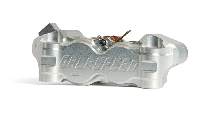 バイクパーツ GALE SPEED(ゲイルスピード) ビレット フロント4Pキャリパー 左 φ34-30 SIL ラジアル 100mmピッチGSBFCAL3430-10FS4538792966076|バイク・バイク用品はとやグループ