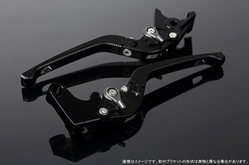 バイクパーツ ハンドル SPEEDRA(エスエスケイ スピードラ) アジャストレバー 3D可倒式 Mブラック/Mチタン MT-09TRACER 15-18 LVDM039BK-TM 4589995211685