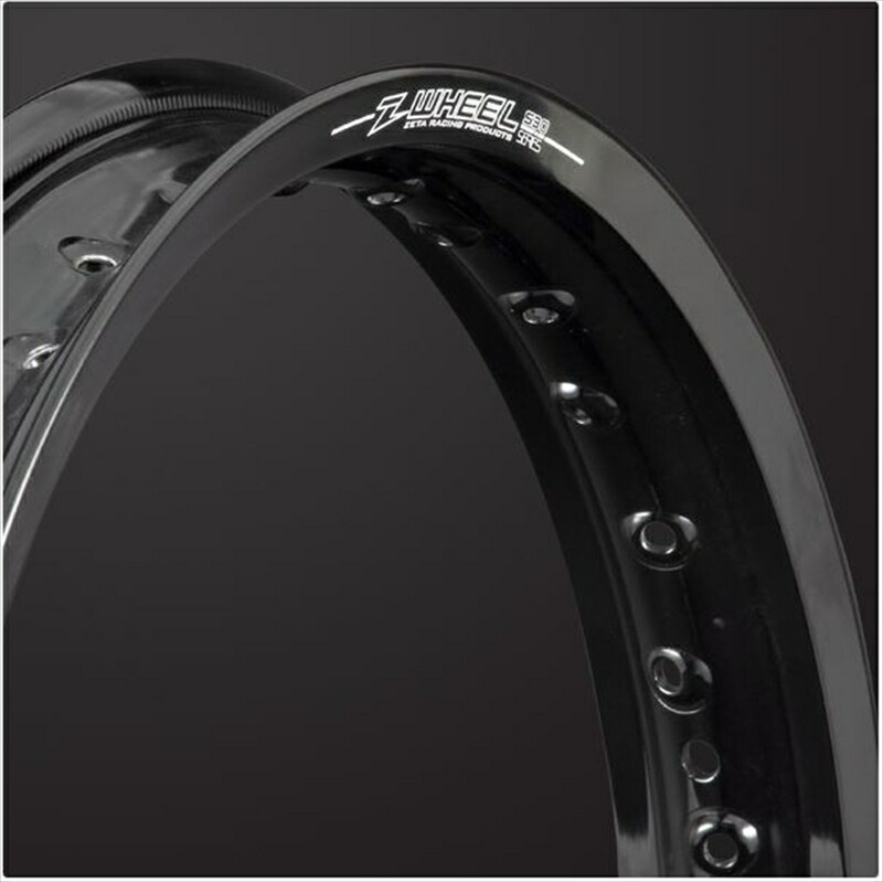 バイクパーツ Z-WHEEL(ズィーウィール) S30 アルミリム 16インチ BLK D7908 4547836162077