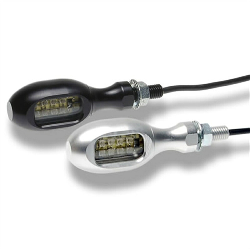 バイクパーツ 電装系 OBERON(オベロン) LED・2WAYウインカー/ブラック IND-0008-K 4548664208777