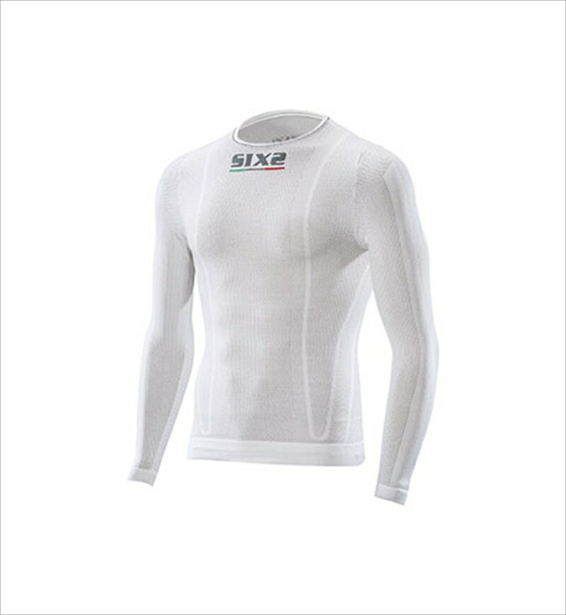 バイクパーツ ウェアSIXS(シックス) ロングTシャツ SX-TS2LSX-TS2L-WH-S4582483510444