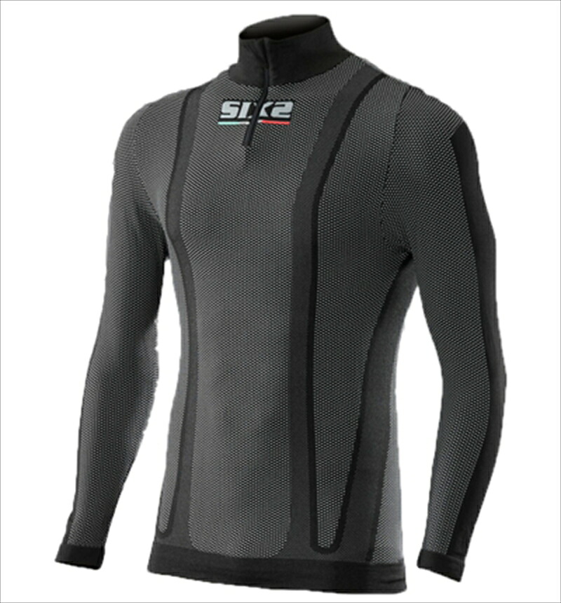 バイクパーツ ウェアSIXS(シックス) ハイネックロングTシャツ SX-TS13WSX-TS13W-BCXXL4582483510666|バイク・バイク用品はとやグループ