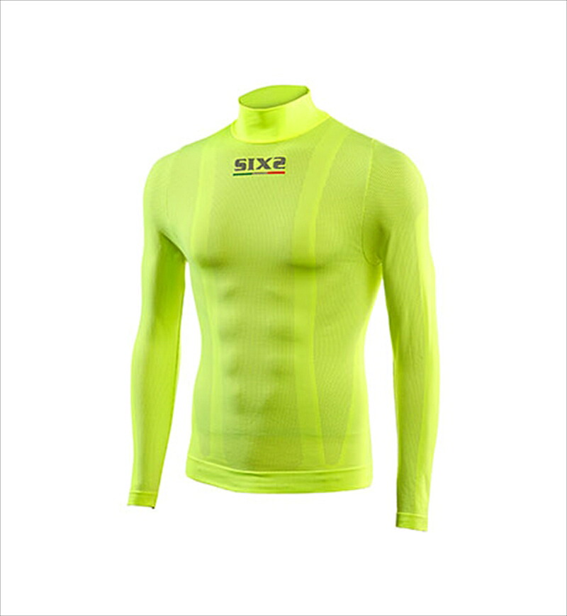 バイクパーツ ウェア SIXS(シックス) ハイネックロングTシャツ SX-TS3C SX-TS3C-YW-XL 4582483514343