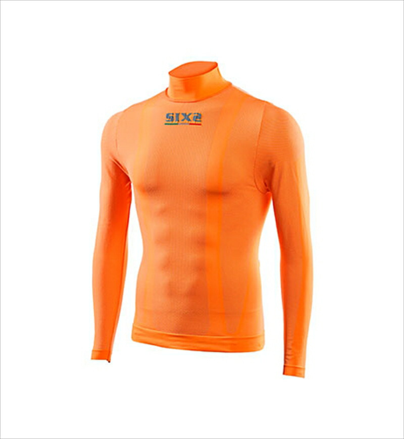 バイクパーツ ウェア SIXS(シックス) ハイネックロングTシャツ SX-TS3C SX-TS3C-OR-S 4582483514442