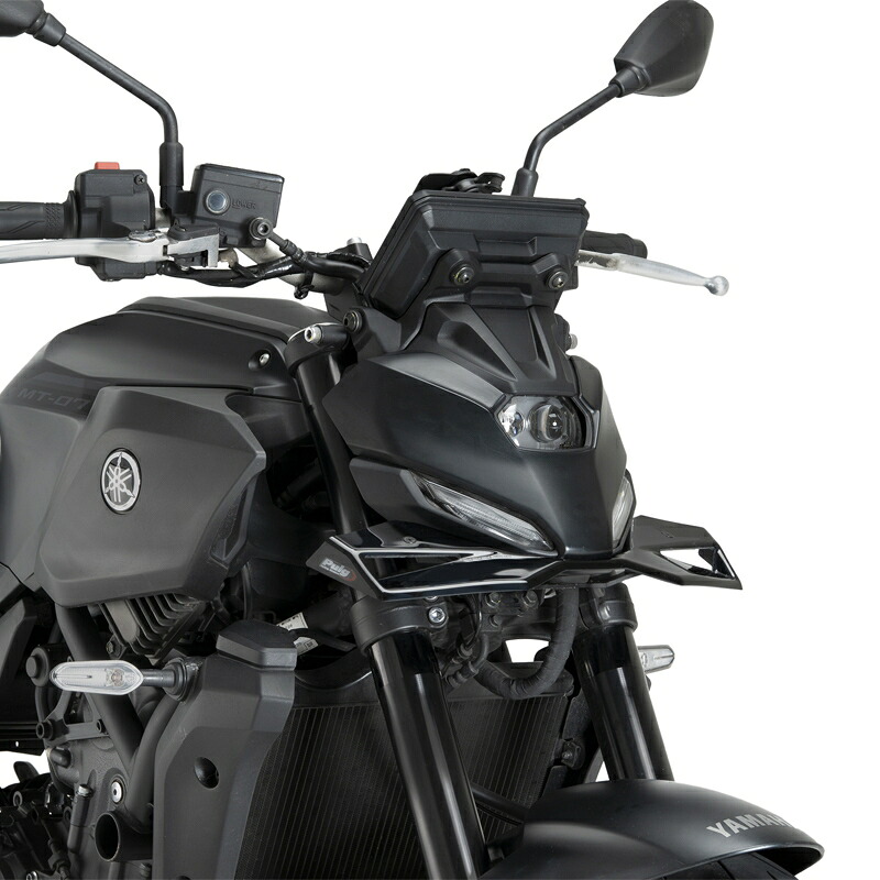 バイクパーツPUIG(プーチ) フロントダウンフォースネイキッドスポイラー BLACK22417N4571414866712|バイク・バイク用品はとやグループ