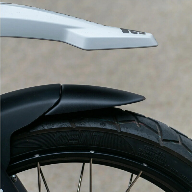 バイクパーツ 外装 PUIG(プーチ) エクステンドフェンダー フロント BLACK 22497N 4571414866576