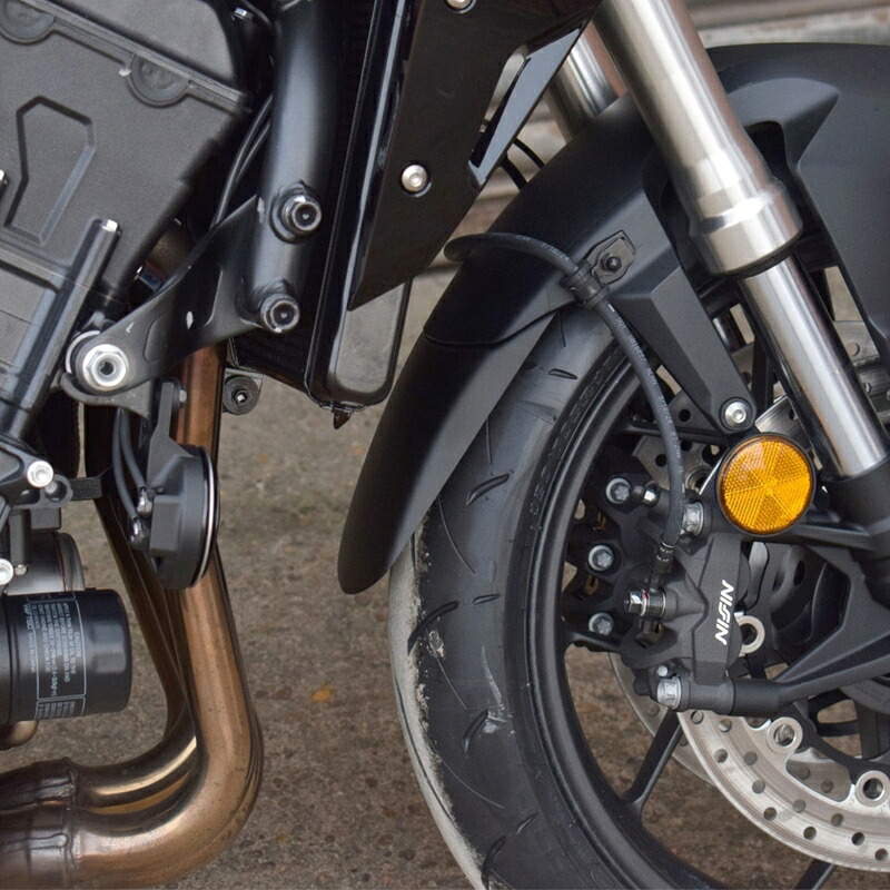 バイクパーツ 外装PUIG(プーチ) エクステンドフェンダー フロント BLACK22404N4571414866620|バイク・バイク用品はとやグループ