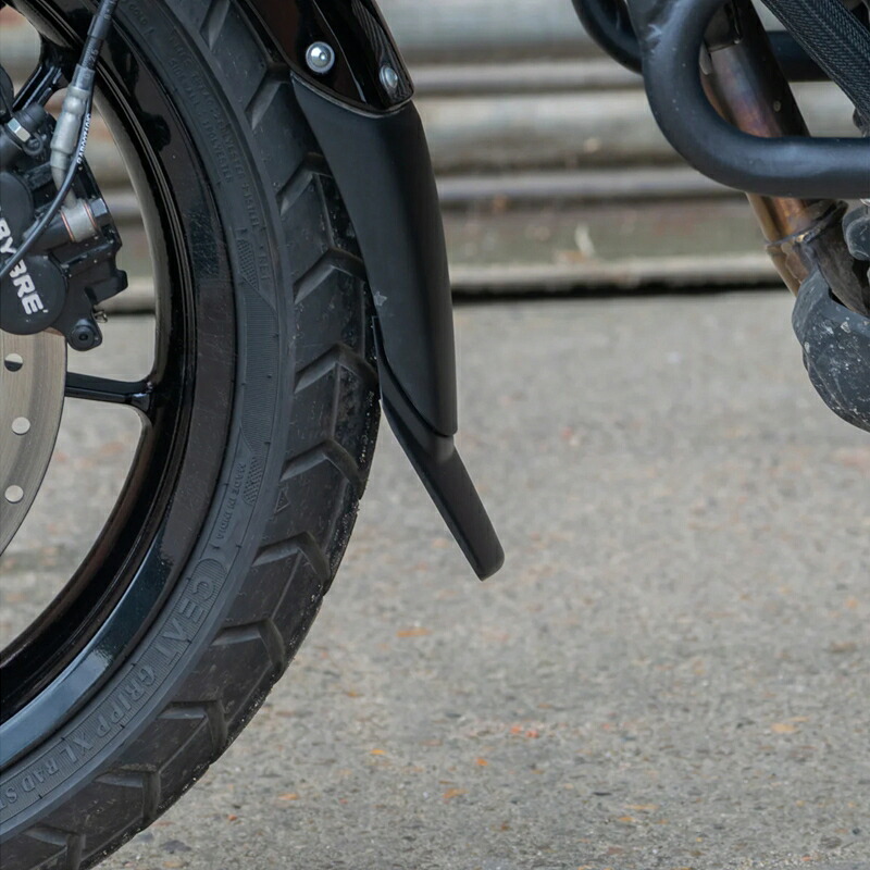 バイクパーツ 外装 PUIG(プーチ) エクステンドフェンダー フロント BLACK 22500N 4571414866651