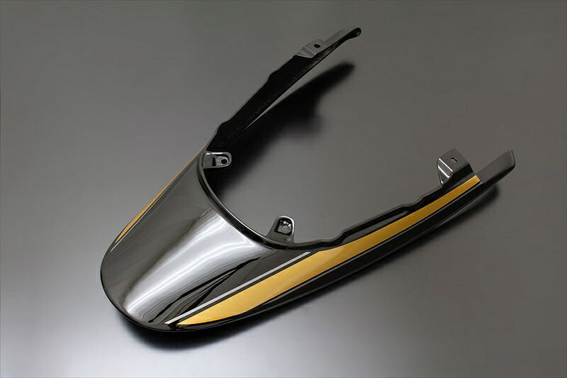 バイクパーツPMC(ピーエムシー) ロングテールカウル エボニーxゴールド199-12064589641474419|バイク・バイク用品はとやグループ