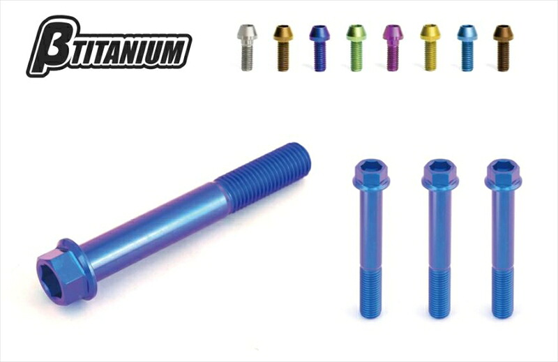 バイクパーツ メンテナンスβTITANIUM(ベータチタニウム) Fキャリパーマウントボルトキット BT-FCK5-4-IB4573374178737｜バイク・バイク用品はとやグループ