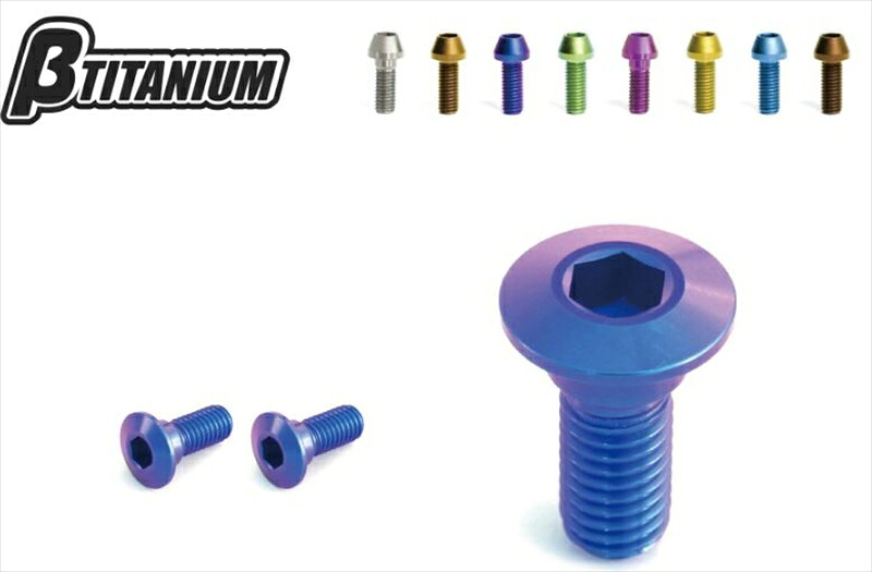 バイクパーツ メンテナンス βTITANIUM(ベータチタニウム) Rブレーキディスクローターボルトキット BT-RDY1-3 4573374156124