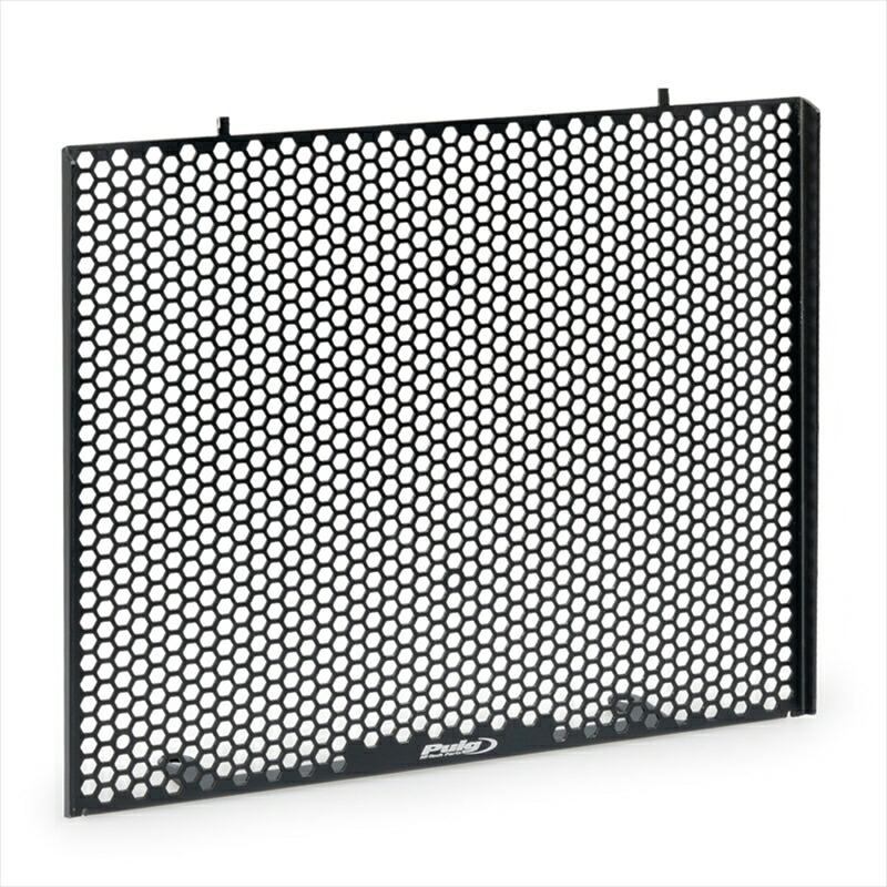 バイクパーツ PUIG(プーチ) ラジエータープロテクター BLACK/高強度アルミニウム製 22373N 4571414872973