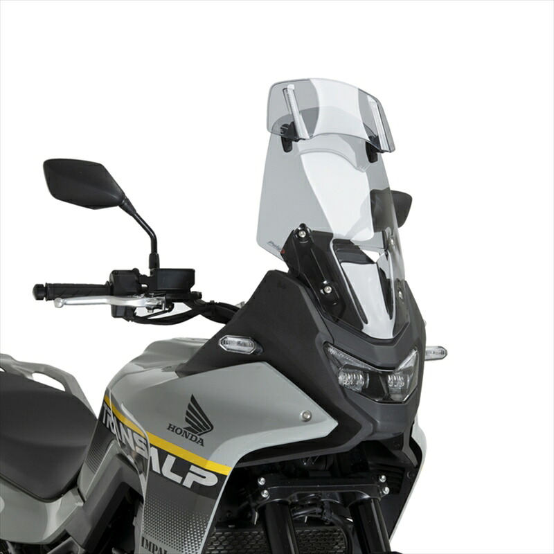 バイクパーツ PUIG(プーチ) ツーリングスクリーン バイザー付キ SMOKE 22574H 4571414873185