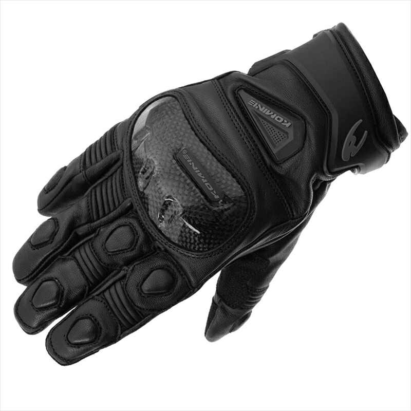 【5日前後で発送】バイクパーツ ウェア KOMINE(コミネ) GK-851 CARBON Pウインターグローブ Black #S 06-851 4582611225929