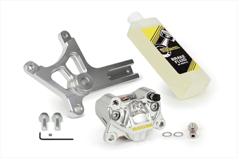 バイクパーツSP TAKEGAWA(SP武川) アルミビレット2POTキャリパーリアセット シルバー 06-08-02754514162850695|バイク・バイク用品はとやグループ
