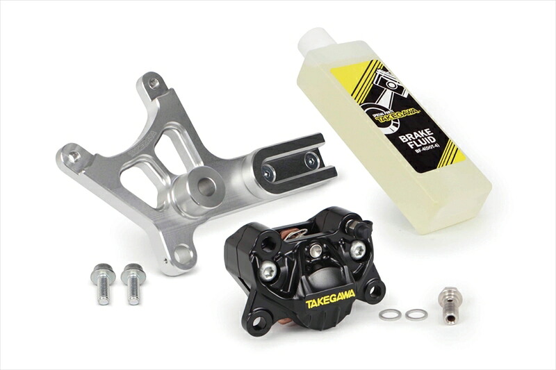 バイクパーツSP TAKEGAWA(SP武川) アルミビレット2POTキャリパーリアセット ブラック 06-08-02794514162850732｜バイク・バイク用品はとやグループ