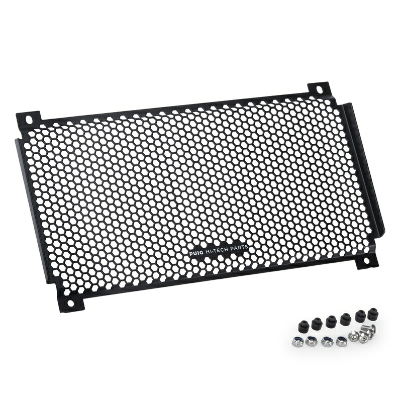 バイクパーツ 冷却系 PUIG(プーチ) ラジエータープロテクター BLACK 22558N 4571414873505