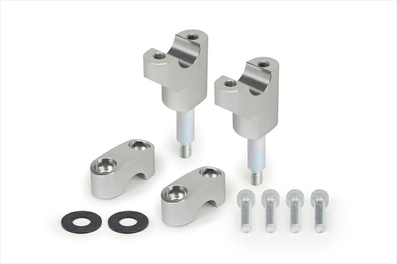 バイクパーツ SP TAKEGAWA(SP武川) アジャストハンドルクランプ シルバー 06-02-0094 4514162850428 9,468円