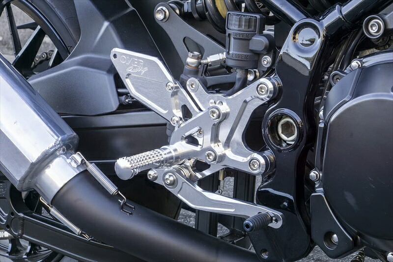バイクパーツOVER RACING(オーバーレーシング) バックステップ 4POS SIL51-713-014539770135194｜バイク・バイク用品はとやグループ