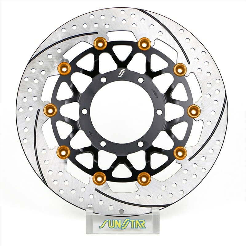 バイクパーツ SUNSTAR BRAKE(サンスター ブレーキ) プレミアムR 右 ホール＆スリット/セミフローティング/4.5mm厚 ET220WR-OR 4570011734073 35,035円