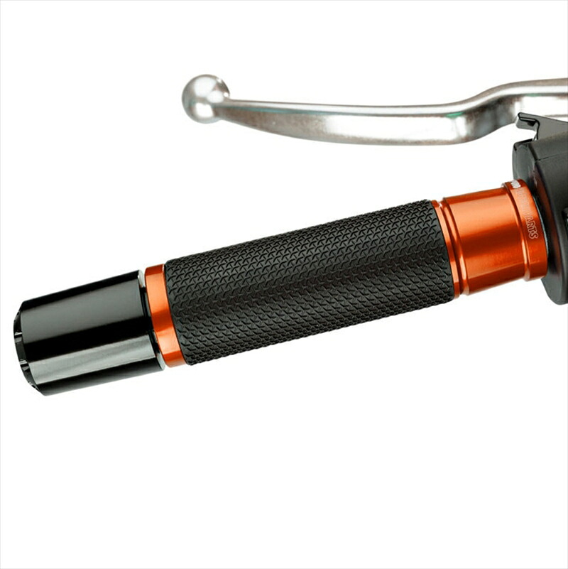 バイクパーツPUIG(プーチ) HI-TECH ASCENT GRIPS 123mm オレンジ3553T4571415043686｜バイク・バイク用品はとやグループ