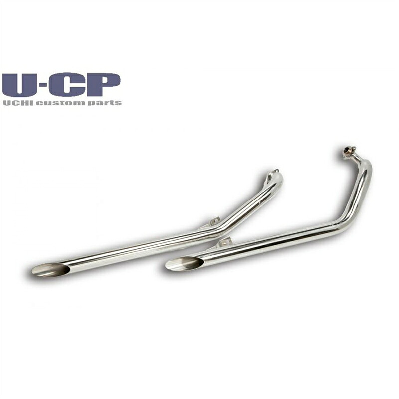 バイクパーツ UCHI CUSTOM PARTS(ウチカスタムパーツ) ステンレススラッシュカットマフラー MFSC8DS25 4550646434517