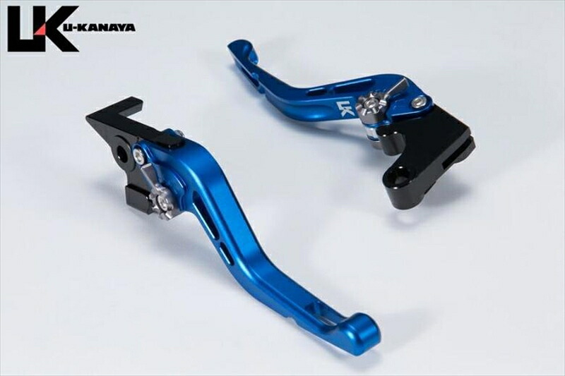 バイクパーツU-KANAYA(ユーカナヤ) レバーセット GPタイプ/ショート BL/ORKA075-157-06144550646446770|バイク・バイク用品はとやグループ