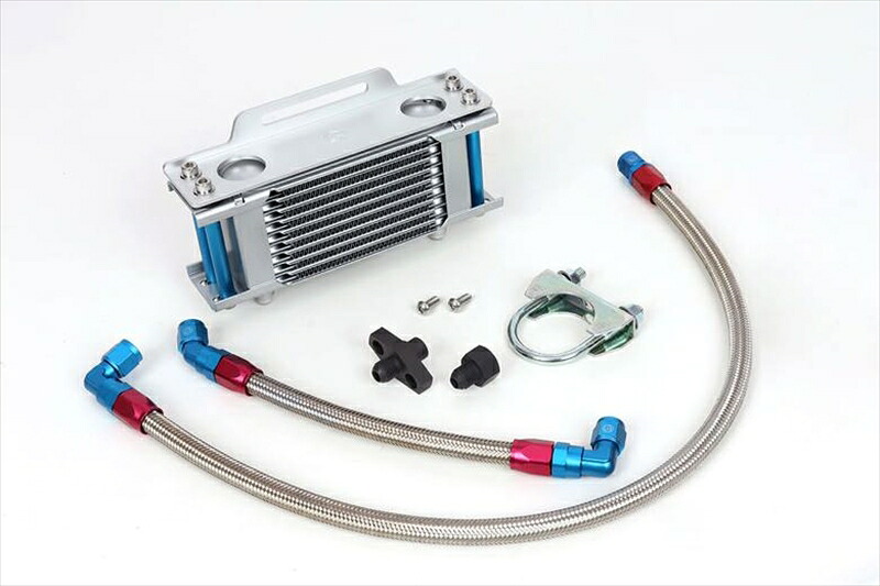 バイクパーツ 冷却系ACTIVE(アクティブ) OILクーラーKIT 横 ストレート #6 4.5-10R SR400 -17/SR500 -00AC14053510N4538792968018|バイク・バイク用品はとやグループ