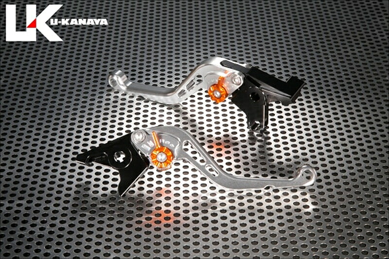 バイクパーツ ハンドルU-KANAYA(ユーカナヤ) レバーセット STD/ショート SV/BLTR022-154-02034550646488466｜バイク・バイク用品はとやグループ